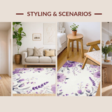 Stylish Purple Floral Elegance(Purple)