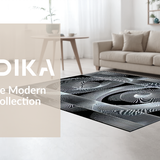 Abstract Hypnotic Patterned Entrance Mat(Gray)