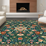 Chic Cottage Style Botanical Print(Green)