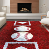 Lively Baseball Iconography(Red)