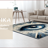 Evil Eye Ethnic Patterned Accent(Blue)