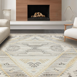 Artful Distressed Diamond Composition(Gray)