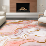 Contemporary Gold Veined Texture(Pink)