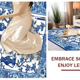 Charming Traditional Floral Trellis Style(Blue)