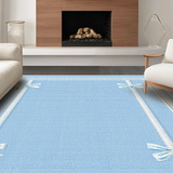 Sweet Ribbon Accent Preppy Decor Coquette Style Chic Bathroom(Blue)