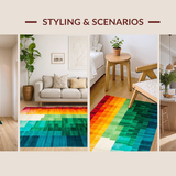 Artful Modern Curvilinear Design(Red)