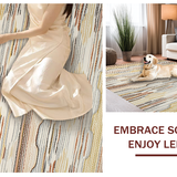 Artisanal Layered Linear Arrangement(Beige)