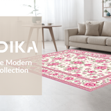 Rustic Earthy Floral Impression(White)