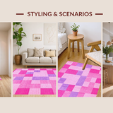 Chic Pink Checker Aesthetic(Pink)