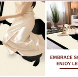 Contrasting Black Cream Animal Print Elegance(Beige)