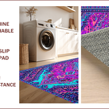Vintage Blue Meditation Space(Pink)