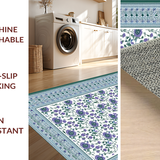 Dreamy Textured Floral Motif(White)