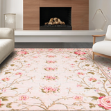 Chic Pastel Floral Accents(Ivory)