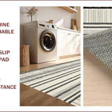 Sophisticated Striped Monochrome Aesthetic(Beige)