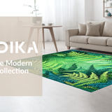 Contemporary Color Block Design Style(Green)