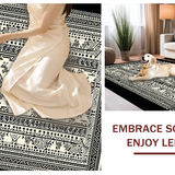 Geometric Monochrome Ethnic Motif(Black)