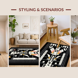 Contemporary Okapi Motif Design(Black)