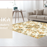 Vintage Floral Non Slip Entryway(Beige)