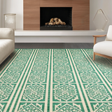 Modern Earthy Geometric Flair(Green)