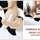 Minimalist Black and White Entryway Welcome(Black)