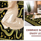 Luxurious Black Snake Motif Design(Black)