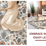 Elegant Distressed Diamond Design(Beige)