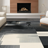 Contemporary Minimalist Tiled Motif(Black)