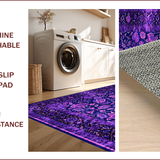 Vibrant Vintage Paisley Aesthetic(Purple)