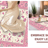 Charming Vintage Blooming Motif(Ivory)