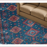 Vibrant Floral Vintage Charm(Blue)