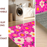 Lively Modern Floral Statement(Pink)
