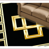 Chic Monochrome Greek Key Motif(Black)