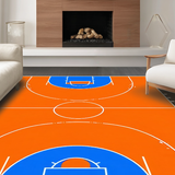 Modern Geometric Sports Art(Blue)