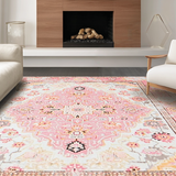 Delicate Pink Geometric Motif(Pink)