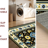 Striking Folk Art Floral Theme(Black)