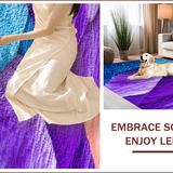 Shaggy Purple Playroom for Kids(Purple)