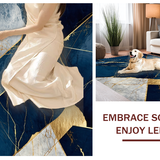 Dynamic Color Contrast Marble Design(Blue)