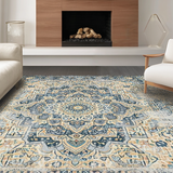 Chic Vintage Floral Medley(Blue)