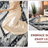 Minimalist Monochrome Geometric Texture(Gray)