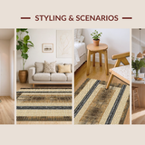 Chic Contemporary Brown and White(Beige)