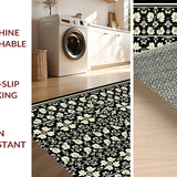 Trendy Cream Tiled Aesthetic(Black)