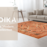 Chic Earthy Toned Symmetrical Style(Red)