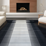 Artful Earthy Tones Shag(Black)