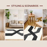 Rustic Chevron Neutral Palette(Black)