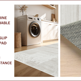 Contemporary Grey High Traffic Wool(Beige)
