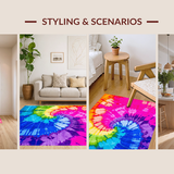 Joyful Multi Color Eclectic Motif(Pink)