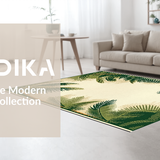 Artful Distressed Jungle Imagery(Beige)