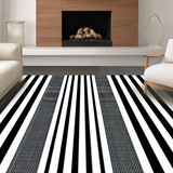 Artful Dual Tone Horizontal Lines(Black)