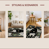 Wildlife inspired Black and Cream Aesthetic(Black)