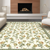 Elegant Sage Green Vintage Motif(Ivory)